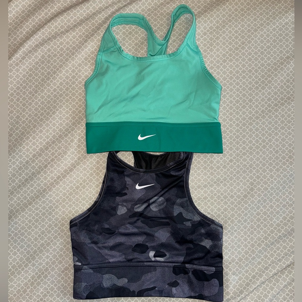 Two Nike Sports Bras XS